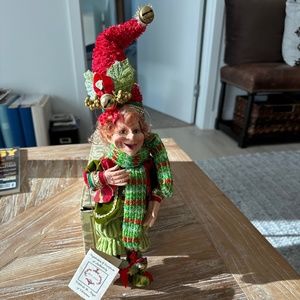 Mark Roberts Holly Jingles Elf Fairy 13 inch